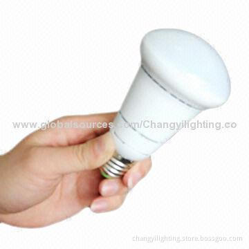 LED bulb, 7W, CE certified, RoHS Directive-compliant, excellent heat dissipation
